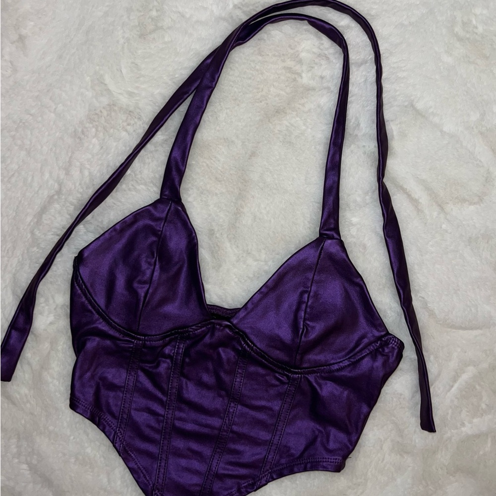 ✨ BUY 1 GET 1 FREE CLOTHING SALE ✨ Purple Halter Top